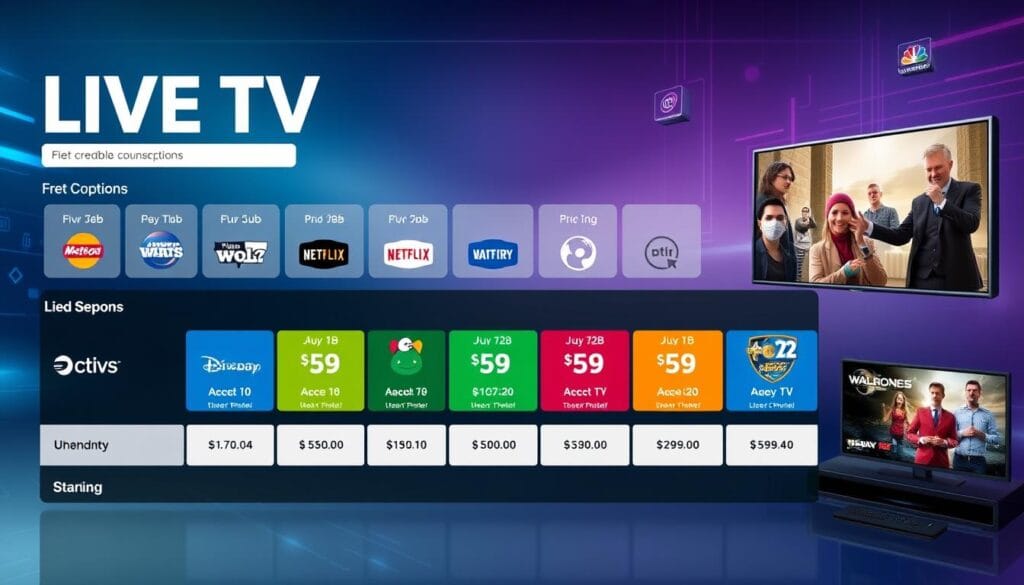 live tv subscription options and pricing plans